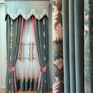 oem ปรับแต่งการออกแบบโลโก้ด้วย<span class=keywords><strong>ผ้า</strong></span><span class=keywords><strong>ม่าน</strong></span>ปักกํามะหยี่จากพื้นถึงเพดานห้องนอนห้องนั่งเล่น<span class=keywords><strong>ผ้า</strong></span><span class=keywords><strong>ม่าน</strong></span>บังแสงสําเร็จรูป - Product Image 5