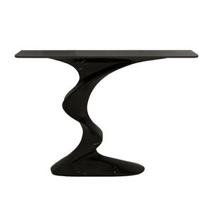 Premium <b>Gold</b> Color Metal & Glass Top Console <b>Table</b> Sleek Design for Entryway Living Room or Hallway Deco - Product Image 6