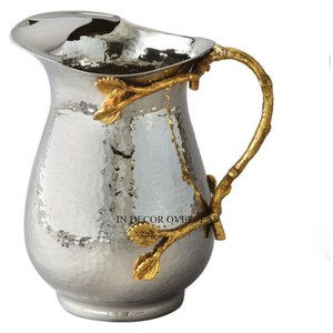 Top qualité aluminium coulé argent brillant poli Unique élégant concepteur bière et vin pichet hôtel et Restaurant fournitures - Product Image 4