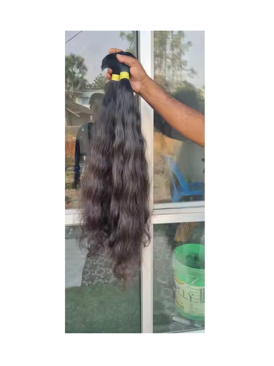 100% Single Donor Hair Bundle Natural Black Remy Hair with Silky Smooth Texture and Lasting Shiny Hair