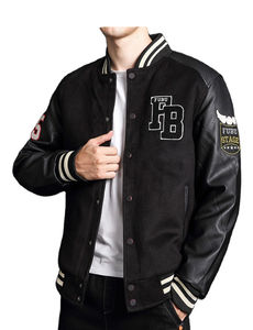 Veste Letterman pour homme entièrement personnalisée Vente en ligne Collection hiver Vêtements décontractés Veste Letterman pour homme - Product Image 5