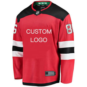 Maillots de hockey sur glace pour adultes sur mesure de qualité supérieure, tissu en polyester respirant à séchage rapide, approvisionnement en gros, techniques de broderie - Product Image 4