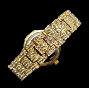 Reloj de Hip Hop de lujo para hombre, caja rectangular de diamante Mossinite, movimiento mecánico, banda de acero inoxidable, esfera de cristal, ventana, ETA - Product Image 3
