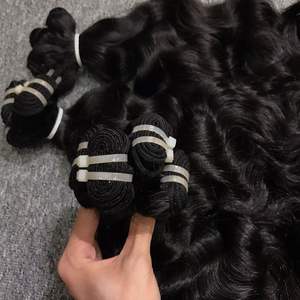 ผมมนุษย์ผมตรงผมบริสุทธิ์100% เวียดนามผมลอนธรรมชาติผมต่อผมมนุษย์สำหรับผู้หญิงผิวดำ - Product Image 4