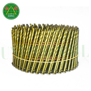 2-3/4" x 0.113 <b>Steel</b> Coil Nails 5000pcs Smooth/Ring/Screw Shank Pallet Checkered Head Style Competitive Prices from Vietnam - Product Image 6