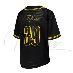 Nuevo Diseño de Uniforme de Béisbol para Niños en Color Sólido, Transpirable, de Alta Calidad, Impreso en 100% Poliéster, con Logotipo Personalizado y Nombre del Equipo - Product Image 6