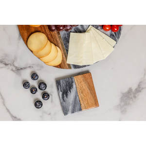Planche à fromage en bois et en marbre nouvellement conçue Design de qualité supérieure Parfait pour la maison et le complexe Design de luxe écologique en acier inoxydable - Product Image 2