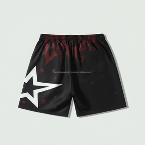 Shorts en Laine Peignée pour Homme Style Streetwear 100% Coton Respirant Écologique Séchage Rapide avec Cordon de Serrage Été 2026 - Product Image 6