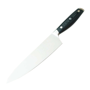 Venta al por mayor personalizado OEM Premium de acero inoxidable con alto contenido de carbono pedidos a granel cuchillo de Chef con mango de madera para cocina entrega global - Product Image 5