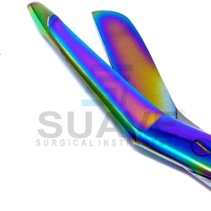 Multi Rainbow Color Bandage Scissors 5.5 High Polish Ciseaux de chirurgie orthopédique en acier inoxydable par SUAVE SURGICAL INSTRUMENTS - Product Image 6