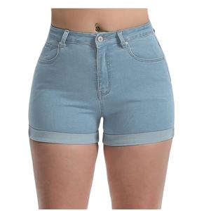 Breathable Stylish <b>Women</b> Denim <b>Shorts</b> High Quality Casual Outdoor Wear Use Custom Logo Ladies Denim <b>Shorts</b> - Product Image 2