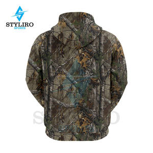Sudadera con Capucha de Alta Calidad con Camuflaje Realizado con Bordado, Forro Polar, Resistente al Viento, Transpirable, para Hombre y Mujer - Product Image 4