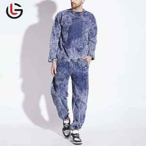 Ensemble de survêtements lavés à l'acide de qualité supérieure Meilleur matériau Nouveau design Combinaisons de jogging lavées à l'acide - Product Image 1