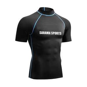 Rashguards de BJJ Personalizados Premium, Impresión Sublimada Duradera, UPF50, Ropa de Gimnasio, Camisetas y Tops de Manga Corta para MMA - Product Image 1