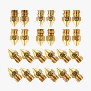 Kit de Boquillas Creality MK8, 24 Piezas, Resistentes al Desgaste - Product Image 2