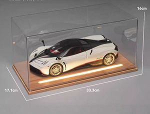 Caja de exhibición acrílica Artful Cosmos con iluminación LED de 150x150x75 mm, transparente y a prueba de polvo, para coches de juguete - Product Image 4
