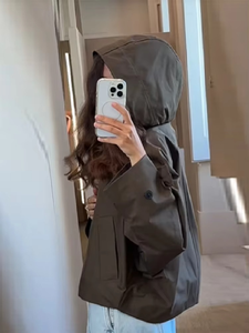 Sudaderas con Capucha de Invierno para Mujer, Forradas, con Cremallera, Personalizadas, Extra Grandes, de Algodón Orgánico 100%, Felpa Ecológica, Color Personalizado, Logotipo de Alta Calidad - Product Image 5