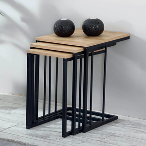 Juego de mesa de comedor cuadrada de lujo moderno Muebles para el hogar Mesa de centro de ocio con concepto de lugar de ahorro - Product Image 3