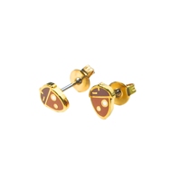 Accessoires de mode quantité minimale de commande 100 pcs Concevez vos boucles d'oreilles Boucles d'oreilles en émail personnalisées