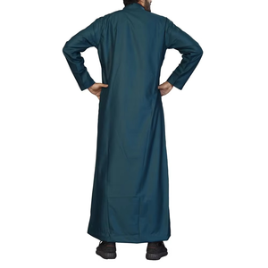 Ropa de hombre árabe musulmán islámico Juba con manga larga diseño de bolsillo al por mayor hombres personalizados Jubbah Thobes cómodo - Product Image 2