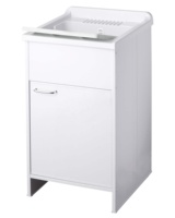 Meubles de cuisine en PVC anti-humidité de marque italienne célèbre, éviers au design moderne, pour usage intérieur/extérieur, hôtelier, écologiques et durables