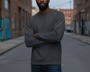 Sweat-shirts à capuche surdimensionnés pour hommes en molleton de coton français personnalisé de 380 g/m², impression en relief, fermeture éclair intégrale - Product Image 1