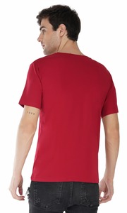 T-shirt décontracté pour homme 100% coton, imprimé sur mesure, manches courtes, col rond, design uni, respirant, séchage rapide, tricoté, promotionnel pas cher - Product Image 2