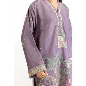 IUSTKSD-1065 Conjunto de Traje de Mujer de 3 Piezas en Seda Natural Bordada, Elegante y con Estilo - Product Image 5