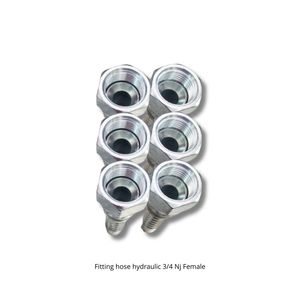 High Quality 3/4 Inch Female Carbon Steel <b>Hydraulic</b> Hose Fitting NJ Type <b>Hydraulic</b> Pipe Connector <b>Hydraulic</b> <b>Tools</b> <b>Accessories</b> - Product Image 5