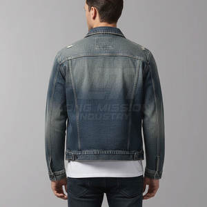 Chaqueta de Mezclilla para Hombre, Servicio OEM, Precio al por Mayor, Chaqueta de Mezclilla para Hombre 100% Algodón - Product Image 6