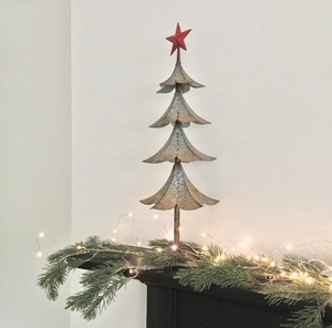 ต้นคริสต์มาสโลหะสีสันสดใสพร้อมดาวสำหรับตกแต่งบ้านโต๊ะตกแต่งบ้านโต๊ะคริสต์มาสต้นไม้คริสต์มาสสำหรับตกแต่งบ้านขายส่ง - Product Image 5