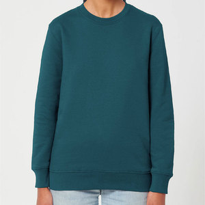 Unisex Basic Crew Drop-Shoulder Jogger Sweatshirt 100% Cotton Solid Thicken <b>Jumper</b> Men Winter Season Sweatshirt - Product Image 5