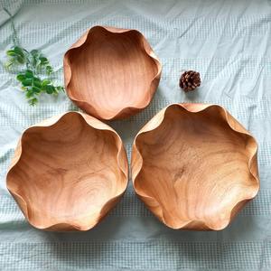 Cuenco de madera natural versátil para Decoración de cocina cuencos decorativos de madera hechos a mano al mejor precio de Vietnam - Product Image 5