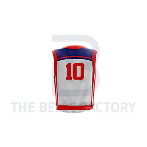 Uniforme de basket-ball personnalisable de haute qualité, séchage rapide, 100% coton, design unique, respirant, imprimé par transfert thermique, unisexe, sport - Product Image 4