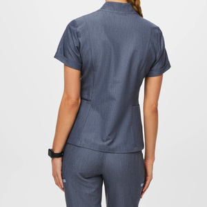 2024 nuevo estilo conjuntos de uniformes de hospital uniforme de enfermera ajuste Scrubs mujeres Spandex conjunto de uniformes de Enfermería Médica - Product Image 6