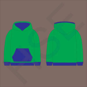 Sweat-shirt à capuche OEM/ODM en polaire doux avec poignets côtelés - Product Image 4