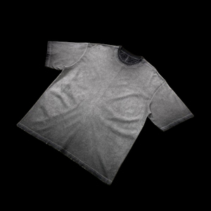 Vintage Drop Shoulder Sun Faded T Shirt Camisetas lavadas con ácido Impresión gráfica personalizada en blanco para hombres para la moda al aire libre - Product Image 2
