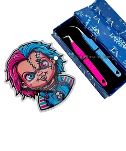 Latest Quality Sustainable Acrylic Halloween <b>Lash</b> Tile With Magnet For Eyelash <b>Extension</b> Tweezers Custom <b>Lash</b> Tile Available - Product Image 6