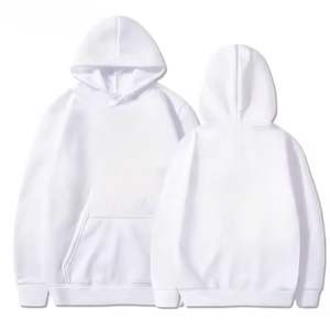 High Quality Men's <b>Oversized</b> <b>Fleece</b> <b>Hoodie</b> Custom Logo Color Drop Shoulder 500 GSM Heavyweight Long Sleeve Customized Blank - Product Image 3