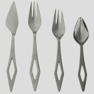 Acero inoxidable plata pulida respetuoso con el medio ambiente Royal Vintage diseño mango entrega rápida clásico restaurante Hotel cubiertos - Product Image 1