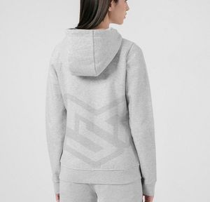 Algodón mujeres gimnasio sudaderas con capucha cremallera Sudadera con capucha jersey de cara completa cremallera hasta Sudadera con capucha Precio al por mayor - Product Image 4