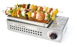 Portable TBG-1 Butane Gas BBQ Stove Infrared Barbecue <b>Grill</b> with Skewer Support Plastic Case Option for <b>Outdoor</b> Commercial Use - Product Image 4