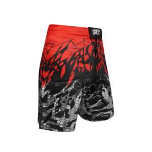 Pantalones Cortos de MMA Sublimados Blancos GREEN HILL (10543) con Logotipo Bordado, Servicio OEM, Ropa de Artes Marciales BJJ - Product Image 6