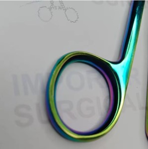 Lames droites et incurvées de ciseaux de habillage d'acier inoxydable de haute qualité pour l'hôpital d'utilisation d'infirmière chirurgicale médicale - Product Image 4