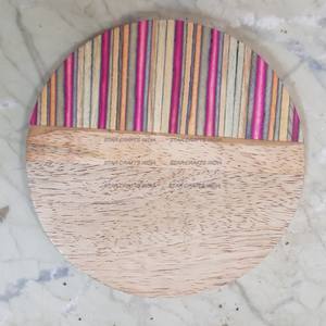 Posavasos de madera de resina personalizados populares modernos mejores posavasos para decoración del hogar posavasos de madera de oliva de resina epoxi de lujo personalizado - Product Image 3