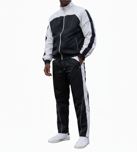 Trajes Deportivos de Nailon con Cremallera, Venta al por Mayor, Chándal de Poliéster, Cortavientos, Ropa Deportiva Urbana - Product Image 1