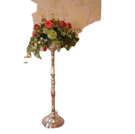 인도 손으로 만든 꽃 그릇 장식 실버 웨딩 파티 호텔 레스토랑 교회 크리스마스 장식 현대 꽃 장식