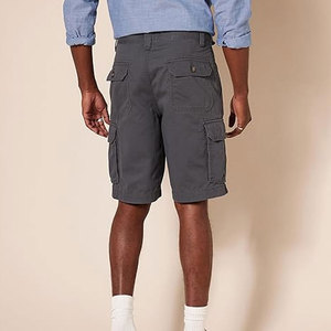 Latest Design Mid Waist Button Fly Cotton Solid <b>Cargo</b> <b>Shorts</b> Wholesale Unique Style Breathable Lightweight Men - Product Image 3
