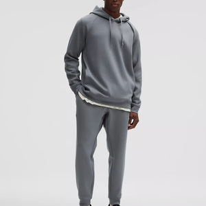 เสื้อฮู้ดแฟชั่นสำหรับผู้ชาย, เสื้อสเวตเชิ้ตมีฮู้ดระบายอากาศได้ดีผ้าคอตตอนสีพื้นพื้นลำลองสำหรับฤดูใบไม้ผลิและฤดูใบไม้ร่วง - Product Image 2