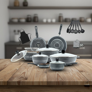 Best Minimalist Die-Cast Non-Stick <b>Pots</b> <b>Set</b> for Gas Stove for Home Use and Commercial Restaurants & Hotels in Pakistan - Product Image 1